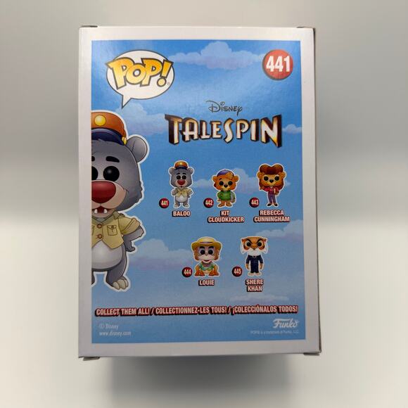 Baloo #441 Funko Pop Disney – TaleSpin – Flocked Target Exclusive - Picture 3 of 6